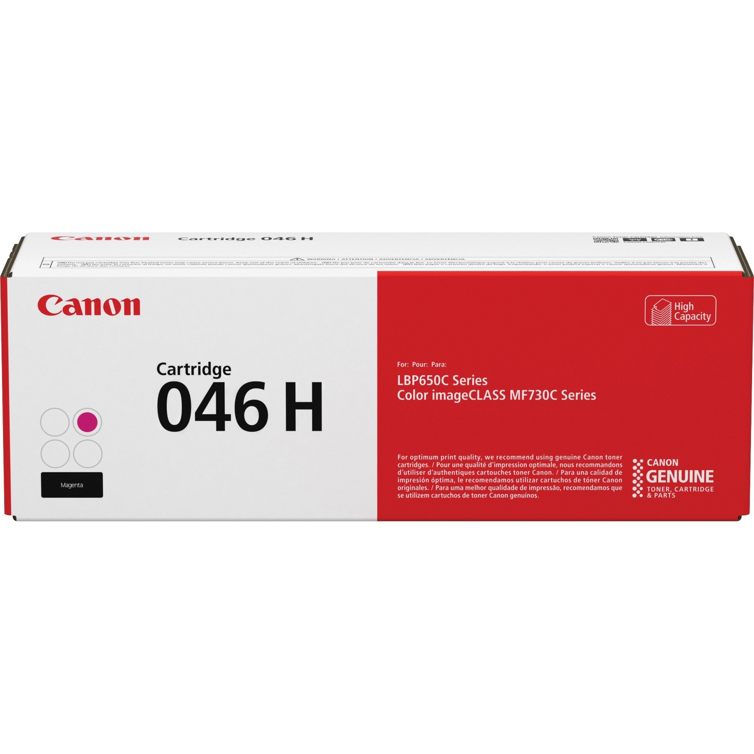 Canon 046H Original Toner Cartridge - Magenta